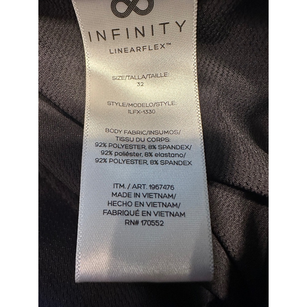 Infinity Shorts Mens 32 Gray Linearflex Performance Golf Active Stretch - Picture 8 of 8